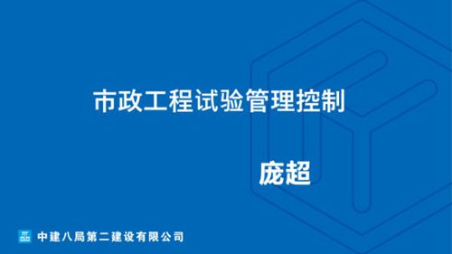 中建市政工程试验管理控制85页