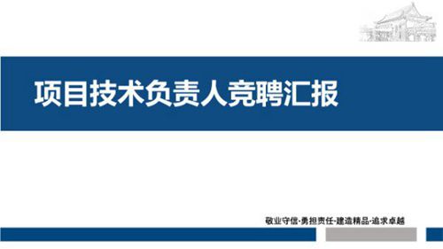 2025年项目技术负责人竞聘汇报，升职加薪快人一步