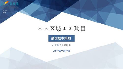 知名地产最优成本策划模板，管控目标 成本策划 管控策略