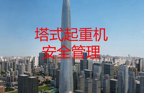 关于塔吊不得不说的事建筑工地塔式起重机(塔吊)安全管理培训