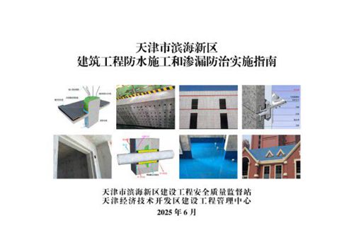 2025版建筑工程防水施工与渗漏防治实施指南（300节点构造详图）