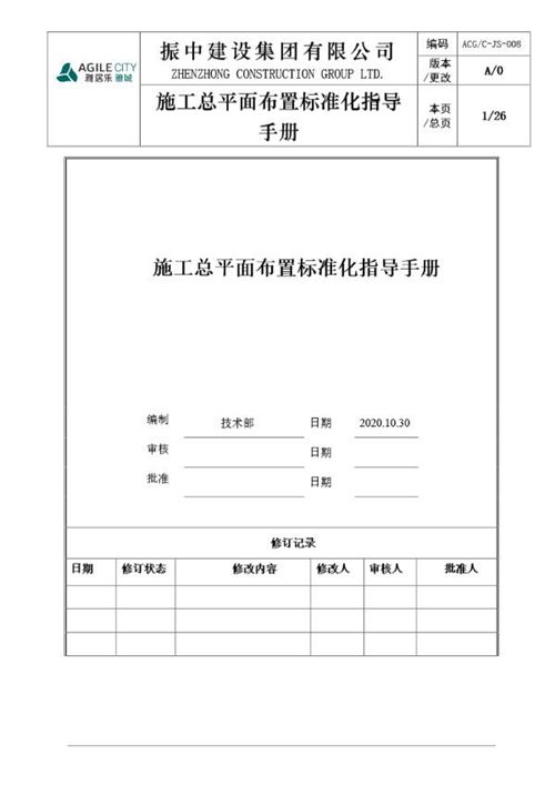施工总平面布置标准化手册,半天快速出图技巧!