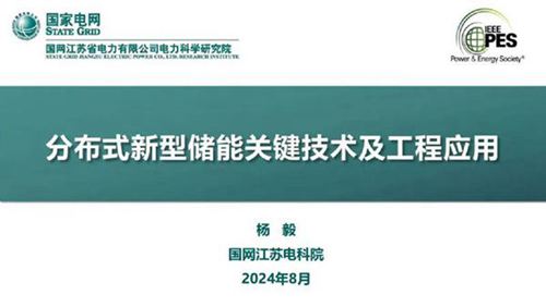 国家电网 分布式新型储能关键技术