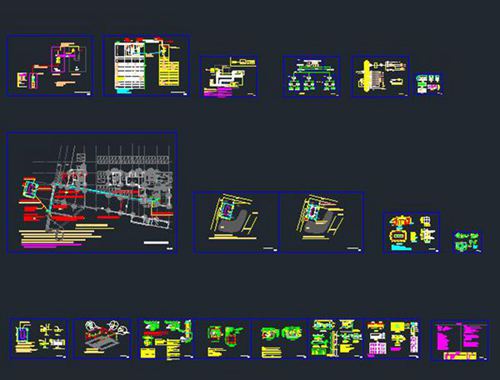 CAD版 1MWh储能项目并网系统设计图