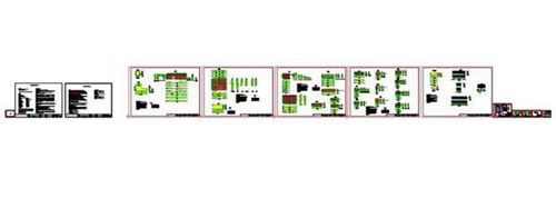 CAD版 工商业光伏设计图设计