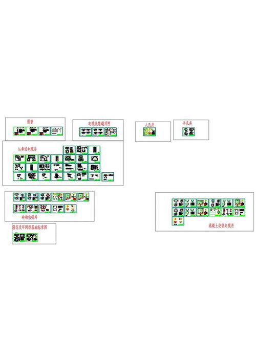各类电缆井设计CAD图集(含线路通用图，人孔井 手孔径等)