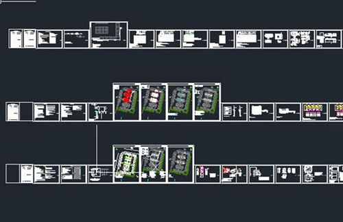 新能源光储充一体化充电站CAD设计图纸(配电 光伏 充电站部分)