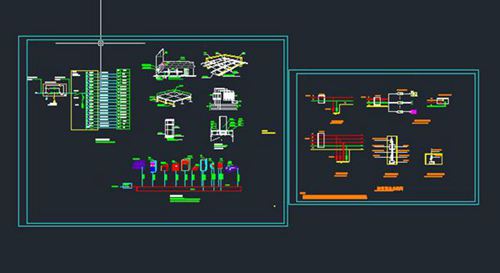 智能化弱电工程防雷接地安装大样图CAD格式