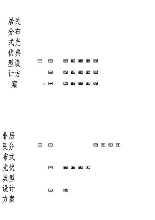 CAD低压分布式光伏发电并网接入典型设计图集