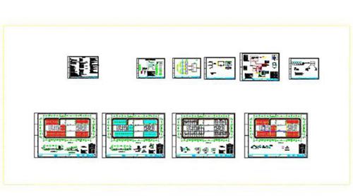 典型光储微电网设计方案CAD图纸