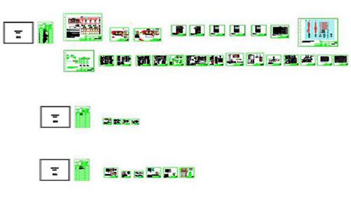 光伏发电高压并网设计cad全套图(标注齐全)