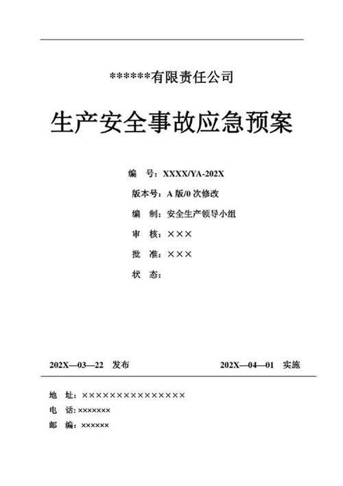 全套新版应急预案 编制依据GBT 29639-2020