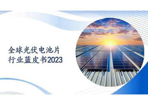 2023全球光伏电池片行业蓝皮书