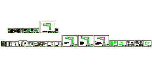 CAD版 300kW光伏项目电气 结构全套施工图纸