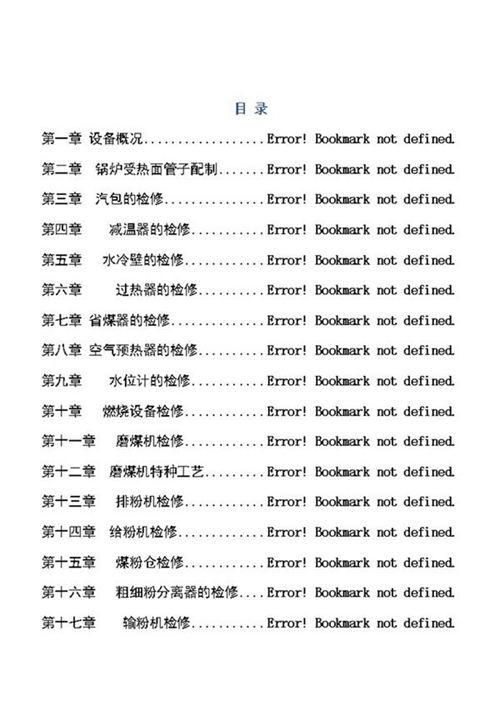 整套电厂锅炉检修规程