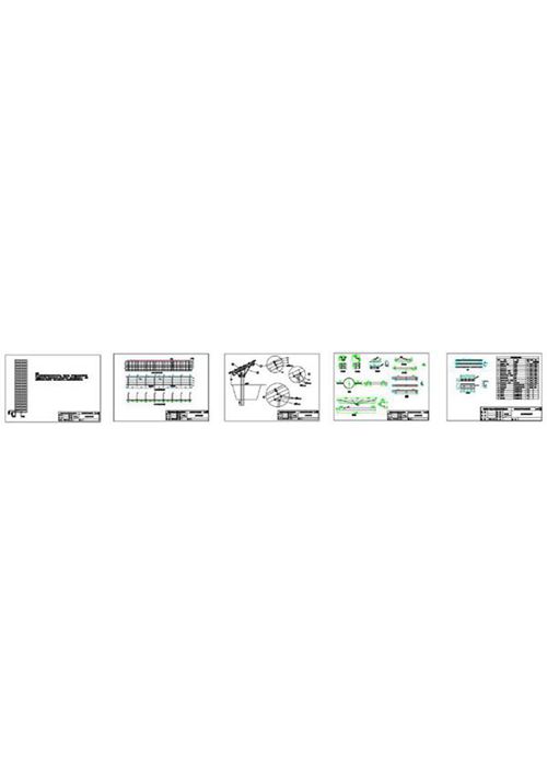 0.8m光伏发电设计图纸(CAD)平舆图纸