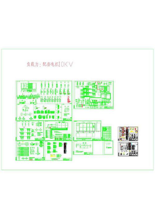 10kV高压变频柜电气CAD图纸