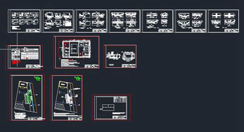某服务区充电桩电气设计图
