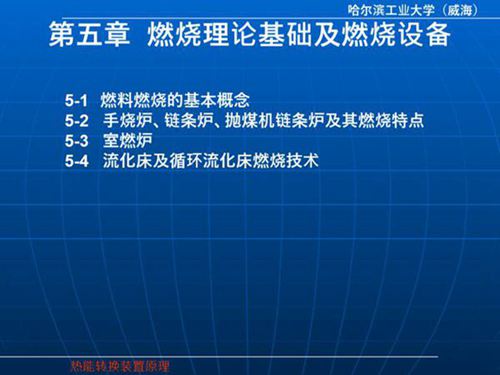 锅炉燃烧理论基础及燃烧设备