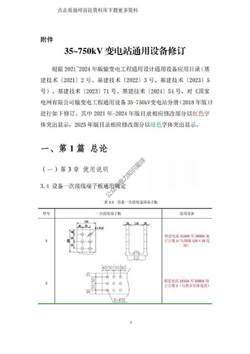 2025版国网输变电工程35750kV 变电站通用设备修订版