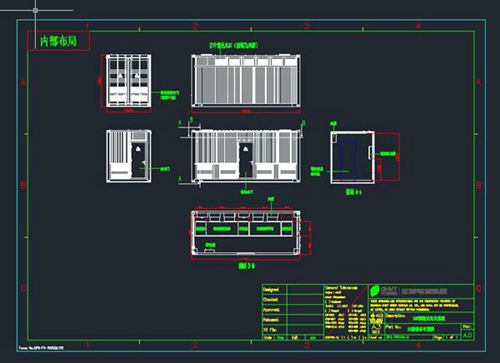 20英尺标准集装箱内部布置图