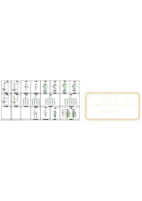 电气一次CAD图块 一次原理块