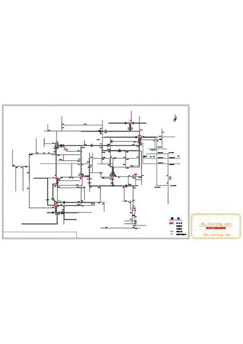 10KV公用配电网一次系统图