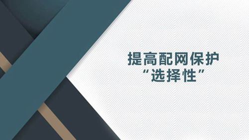 提高配网保护选择性