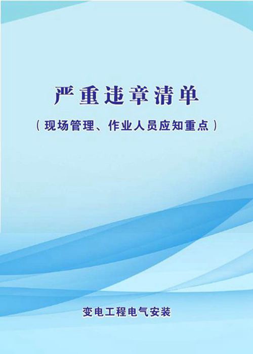 变电工程电气安装