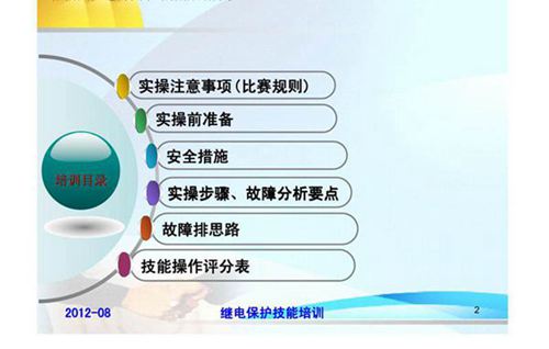 继电保护技术比武竞赛保护培训修改版