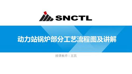 动力站锅炉部分工艺流程图及讲解