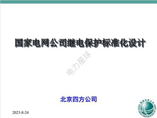 国家电网继电保护标准化设计