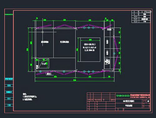 双绕组35kV欧变平面布置图