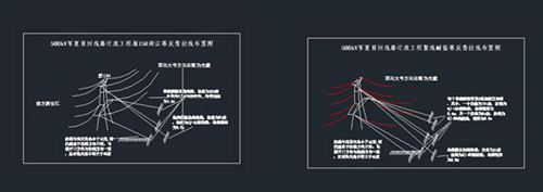 铁塔横担拉线布置CAD方案