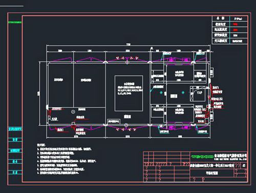 一体化-平面布置图CAD