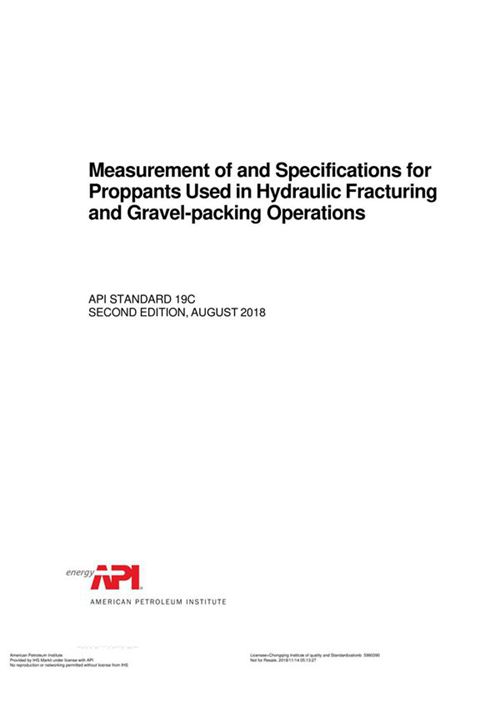 API 19C-2018