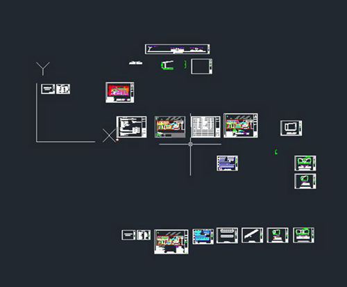 CAD版 XX高铁站光储充光伏电站方案图