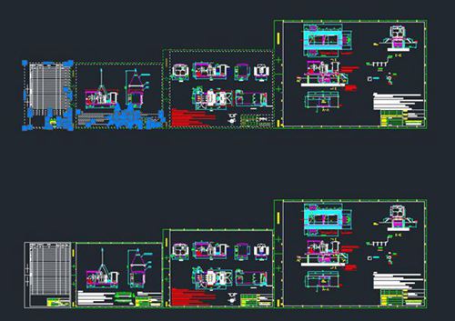 CAD版 储能电站一体机项目布置图 基础图