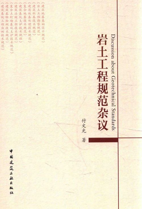 岩土工程规范杂议 付文光