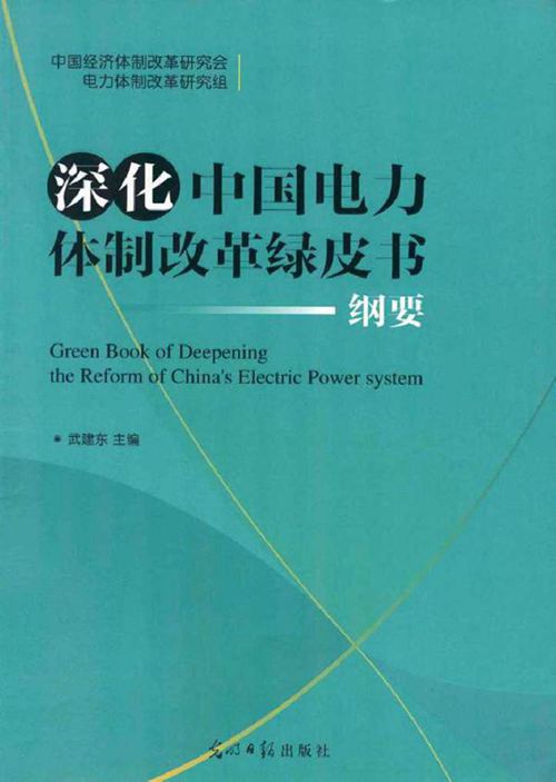 深化中国电力体制改革绿皮书纲要