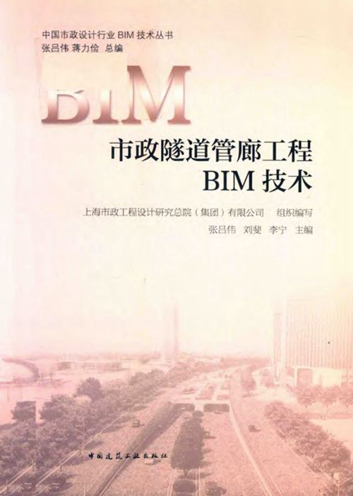 《中国市政设计行业BIM技术丛书 市政隧道管廊工程BIM技术》上海市政工程设计研究总院 张吕伟、刘斐、李宁
