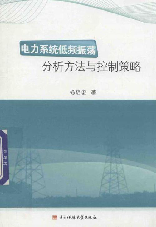 电力系统低频振荡分析方法与控制策略