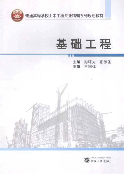 《基础工程》彭曙光 张德圣 2013年