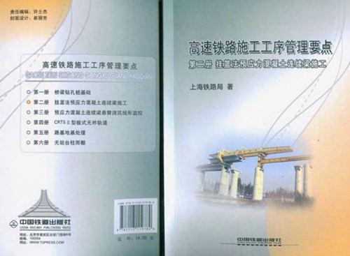 高速铁路施工工序管理要点 (第二册) 挂篮法预应力混凝土连续梁施工 上海铁路局