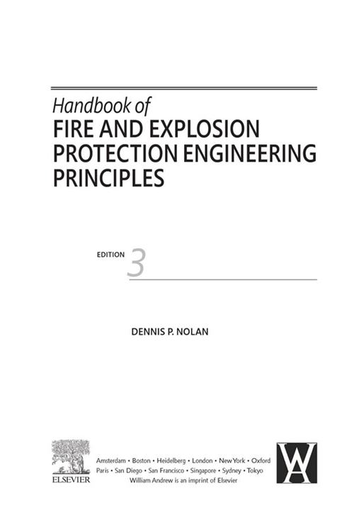 英文版 SFPE防火防爆工程原理手册(第3版)Handbook of FIRE AND EXPLOSION PROTECTION ENGINEERING PRINCIPLES Edition 3