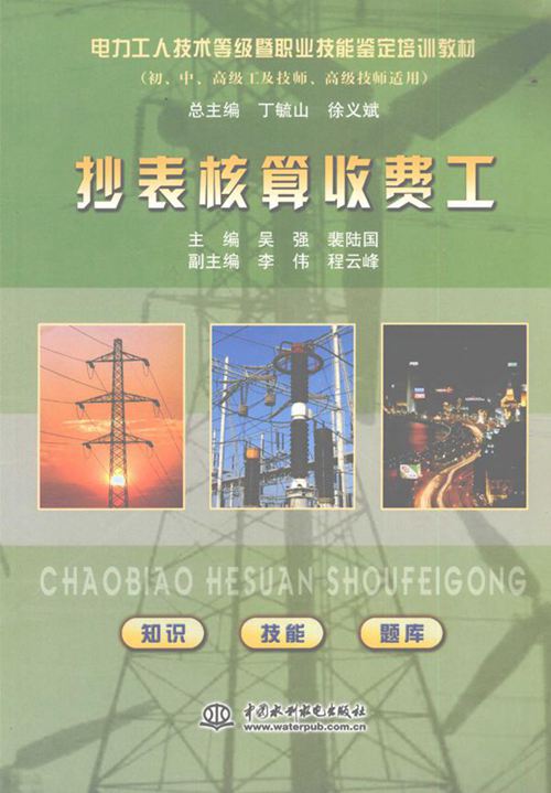 电力工人技术等级暨职业技能鉴定培训教材 抄表核算收费工 初 中 高级工及技师 高级技师适用 丁毓山,徐义斌 ,吴强,裴陆国分册 (2009版)
