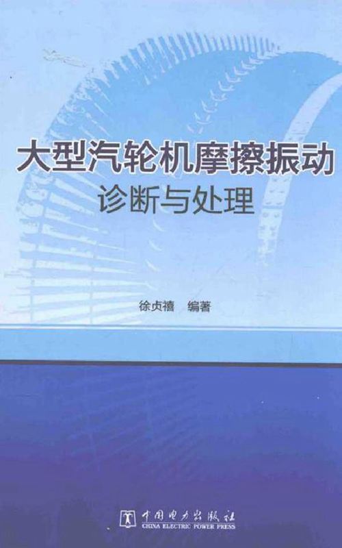 大型汽轮机摩擦振动诊断与处理 徐贞禧编 (2016版)