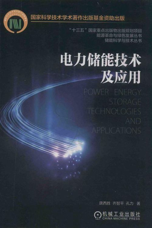 电力储能技术及应用 唐西胜 (2020版)