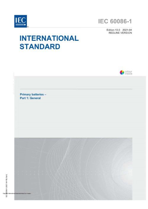 IEC 60086-1:2021 RLV