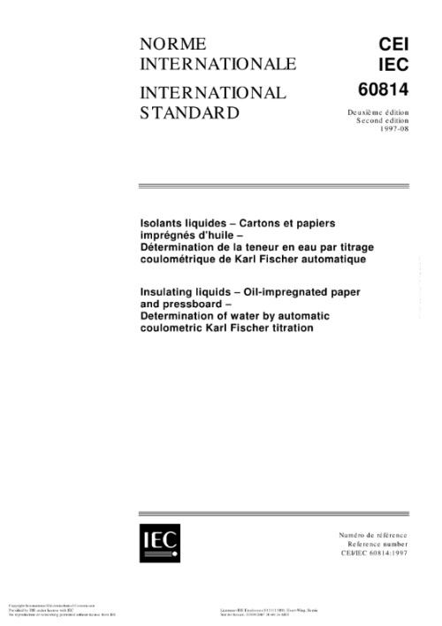IEC 60814:1997